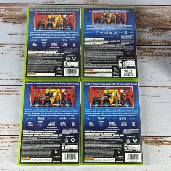 4x Rock Band 3 (Xbox 360, 2010) – Case & Manual Only, No Game Discs - Picture 7 of 7